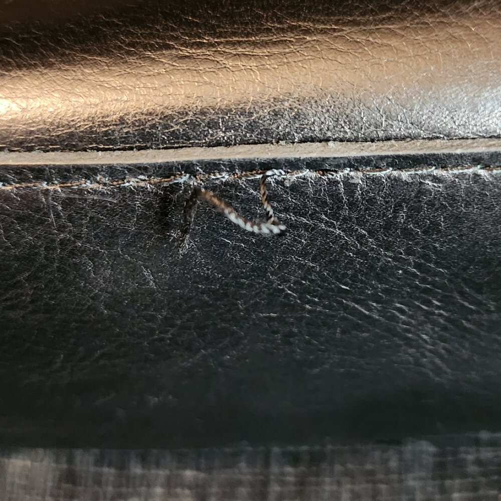 Patricia Nash Black Leather Satchel - Picture 10 of 13